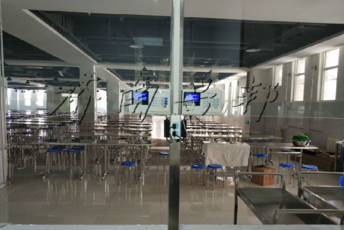 冠县实验中学使用食堂售饭机