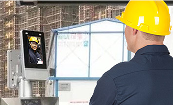 济南王舍人某建筑工地使用智慧人脸识别闸机