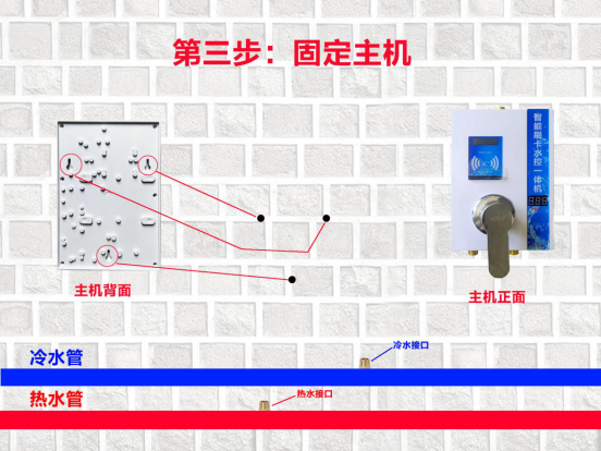 水控一体机、淋浴一体机安装说明