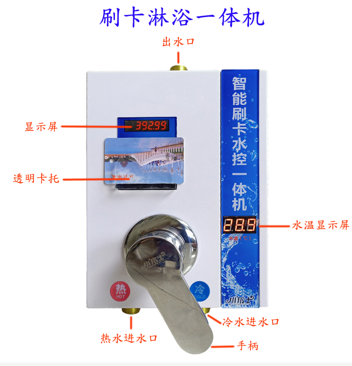 浴室刷卡水控机，一体淋浴水控机给客户带来了哪些改变？
